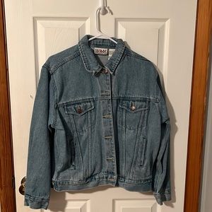 Oversized jean jacket